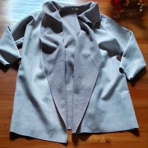 All Worthy Hunter McGrady Shawl Collar Coat Sz 2X Camel Belted Women